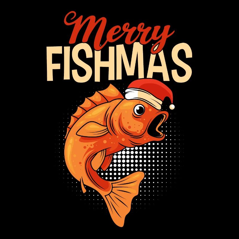 Joyeux pêcheur Angler Ange de Noël