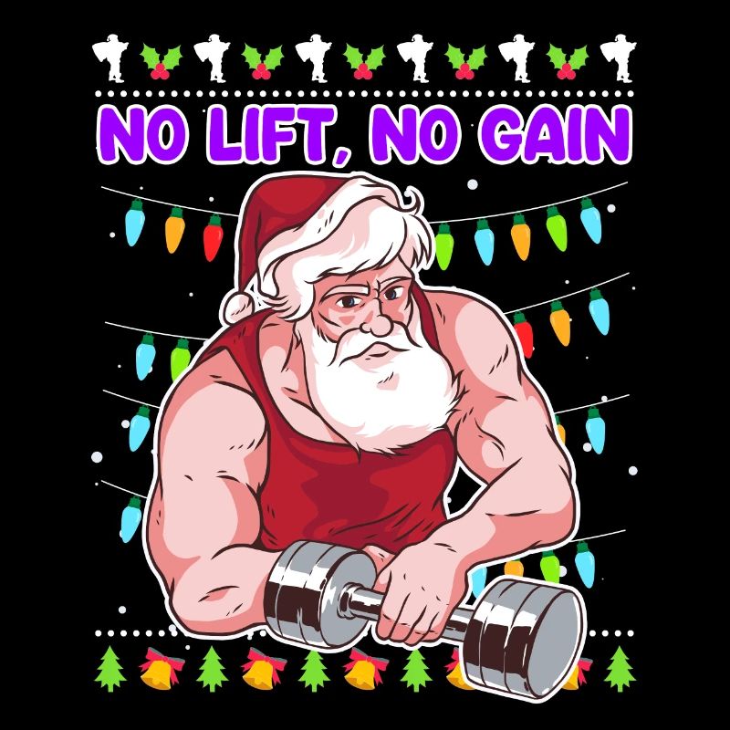 No Lift no Gain Bodybuilder