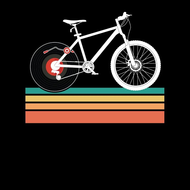 Pneu de vélo vinyle DJ enregistrer assez de vinyle