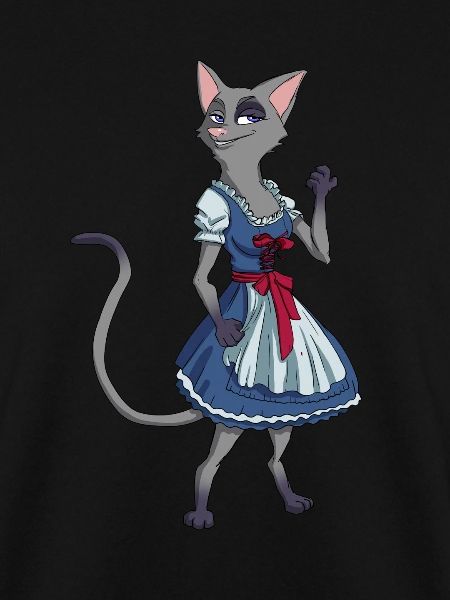 cat dirndl costume