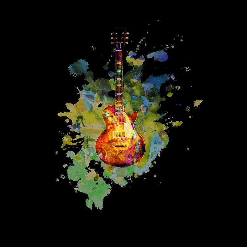Guitariste guitare électrique