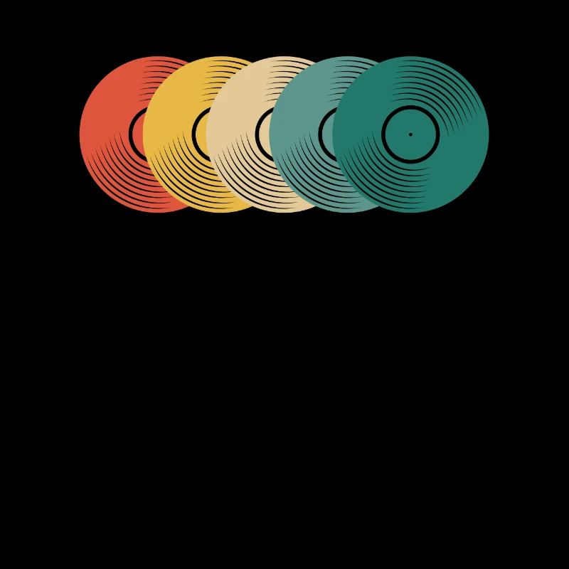 Retro Vinyl Schallplatte Plattensammler