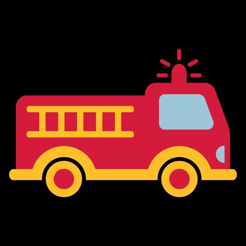 Fire truck with ladder