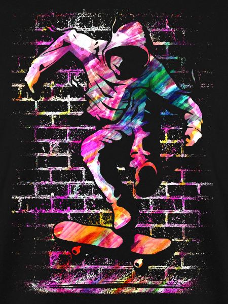Skate Apparel | Magenta Skater | Skateboard
