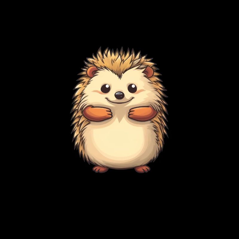 süßer cartoon igel