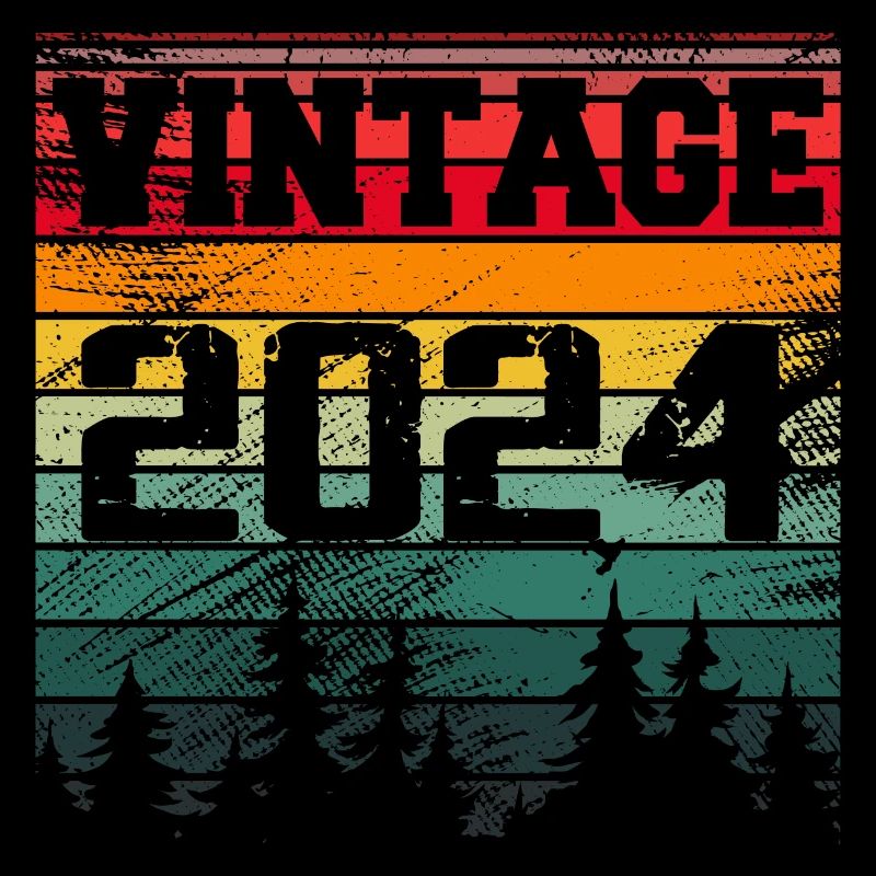 2024 Vintage Geburtstagsgeschenk 2024 Retro