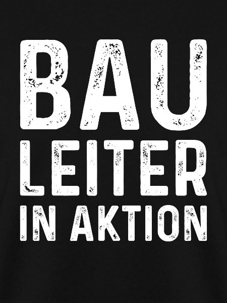 Bauleiter in Aktion
