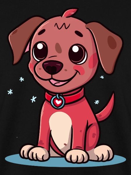 Niedliches Hundedesign für Hundebesitzer