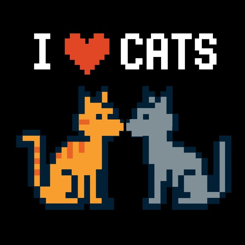 PixelArt I ❤️Cats