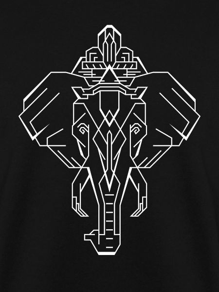 Elephant Animal Geometric Elefant