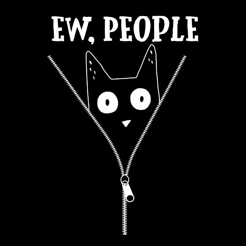 Introvertierte Katze Ew People