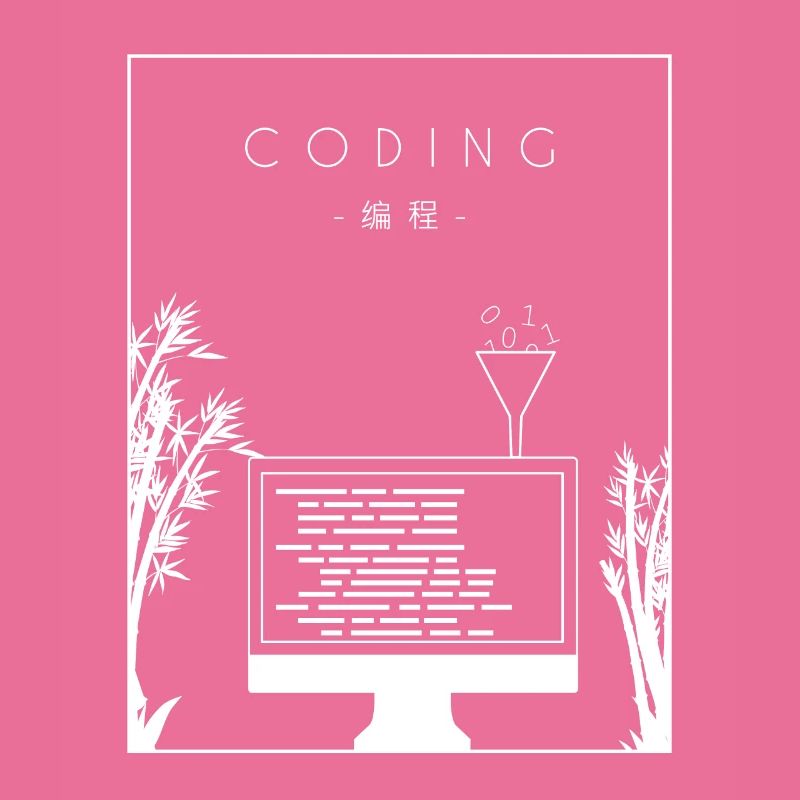 Coding Chinese Hanzi Developer Coder Programmierer