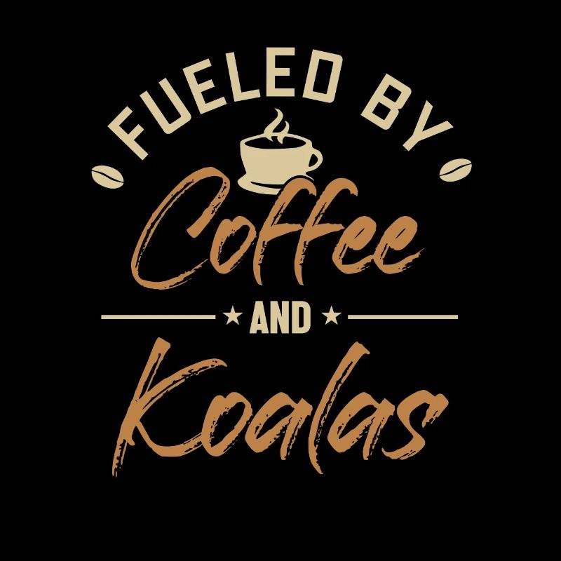 Angetrieben von Kaffee und Koalas Koalabär Eukalyptus
