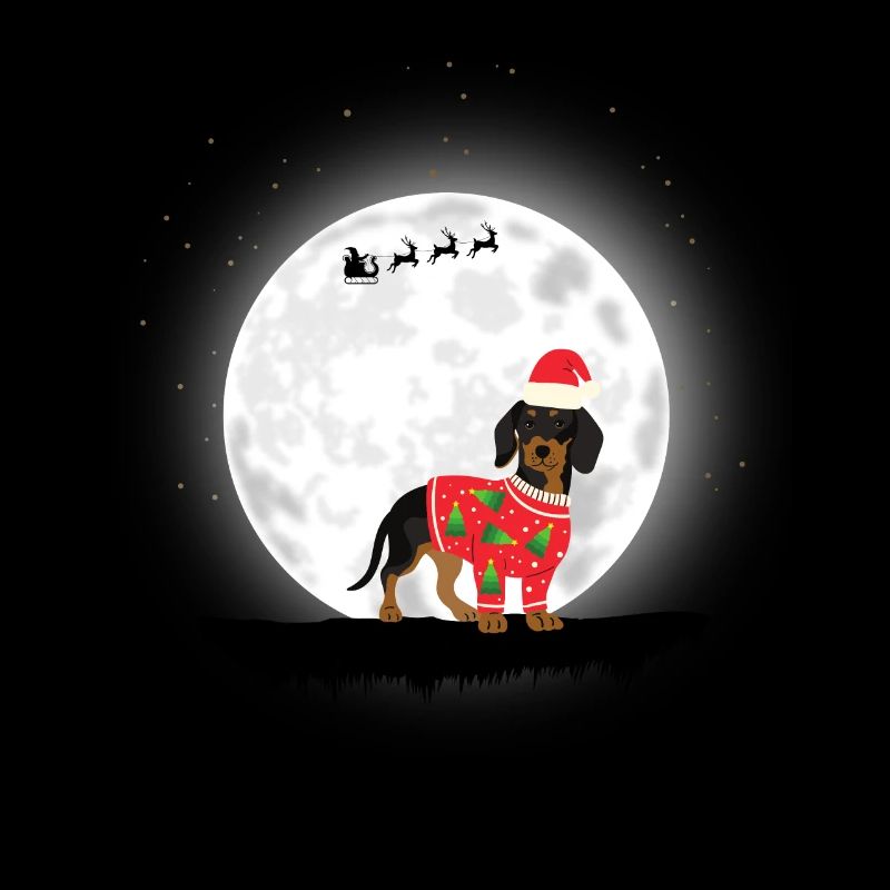 Dackel Weihnachten Geschenk