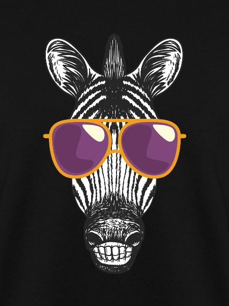Zebra Mit Sonnenbrille