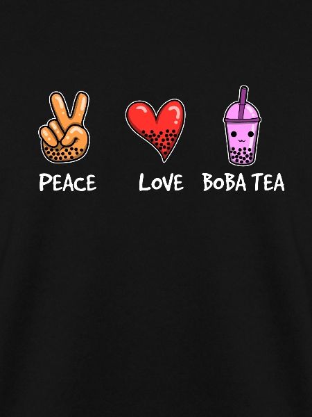 Frieden Liebe Boba Tee