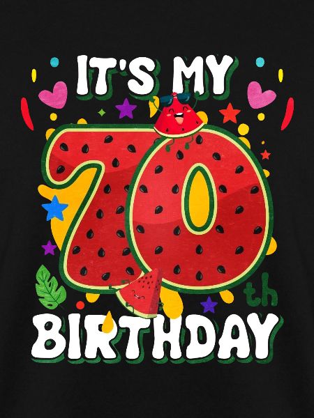 70th Birthday Watermelon