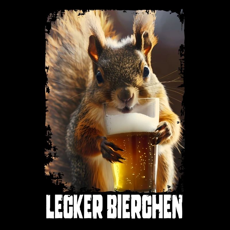 Écureuil à la bière délicieuse
