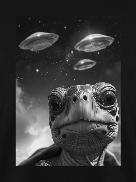 Ufo Selfie Schildkröte