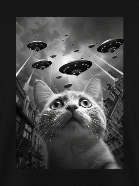 Ufo Selfie Katze