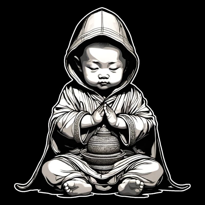 Niedlicher Baby Buddha