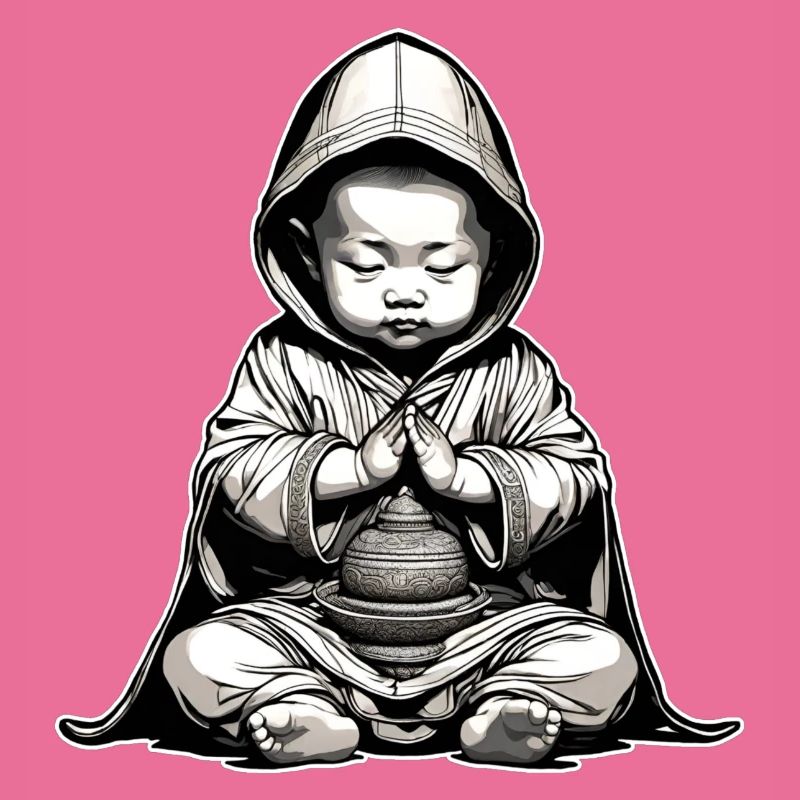 Mignon bébé Bouddha