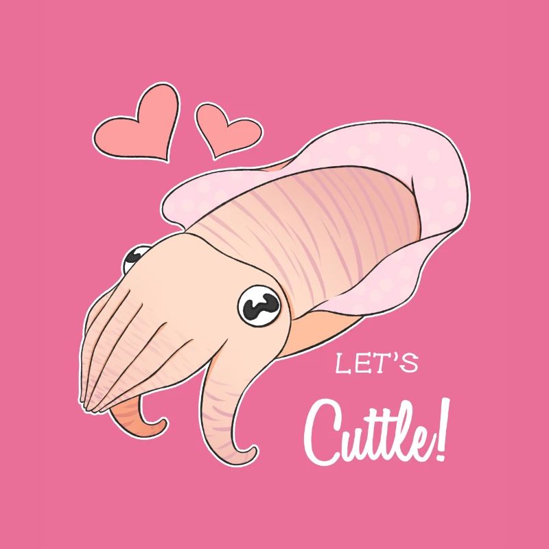 Let's Cuttle! Cute & Funny Cuttlefish Romantic