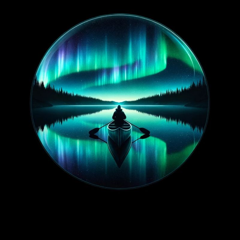 Polarlicht-aurora-verfolger Alaska Wilderness