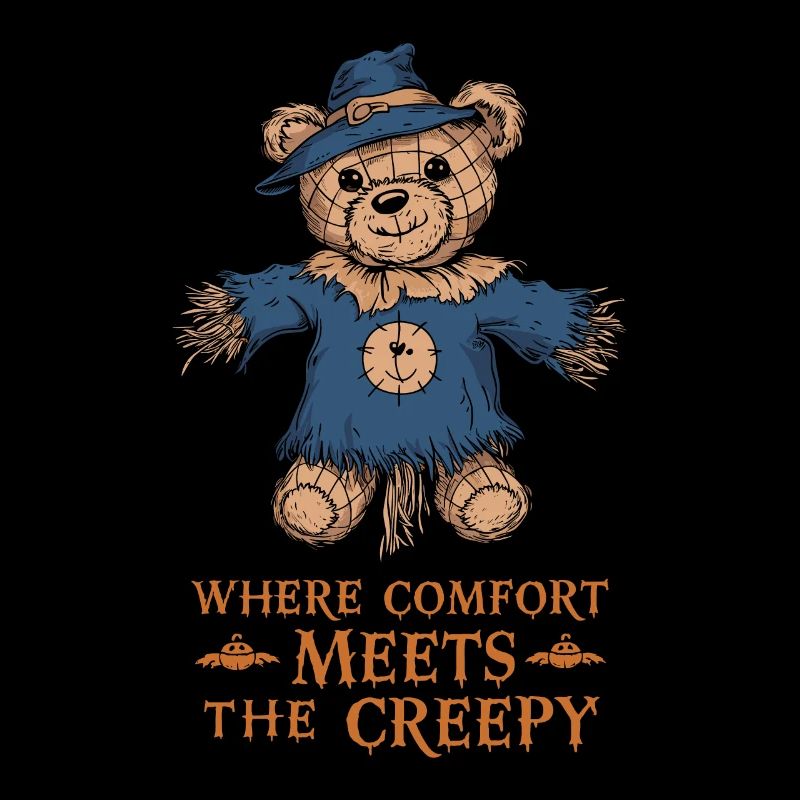Horror Teddy Bear Clawing Through The Night Horror