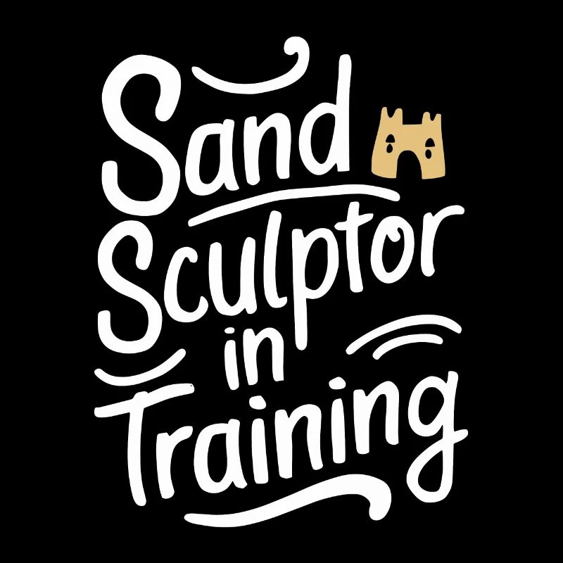 Sculpteurs de sable professionnels sur la plage du