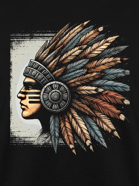 Aztekischer Krieger Mit Traditioneller