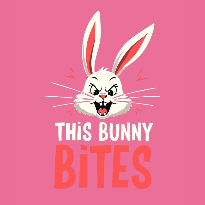 Grumpy Bunny Sarcastic Animal Design
