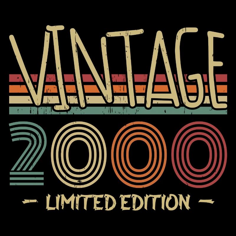 Vintage 2000 Cadeau Anniversaire 2000 Rétro2000