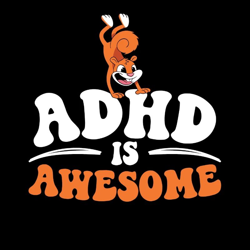 ADHD Écureuil étreinte Neurodiversity