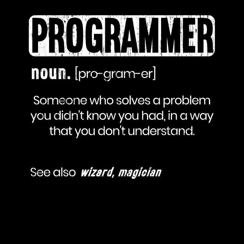 Lustige Programmierer Definition Coder