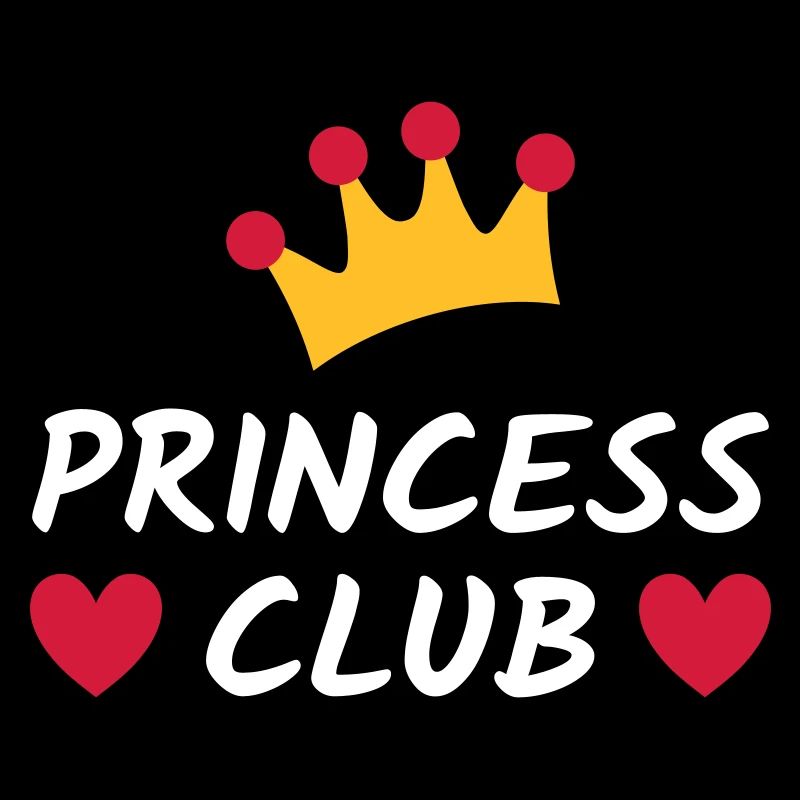Club princesse (couronne, cœurs)