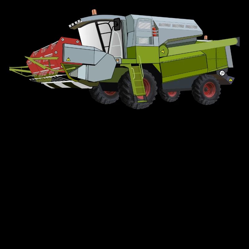 Mähdrescher Fahrer Erntemaschine Bauer