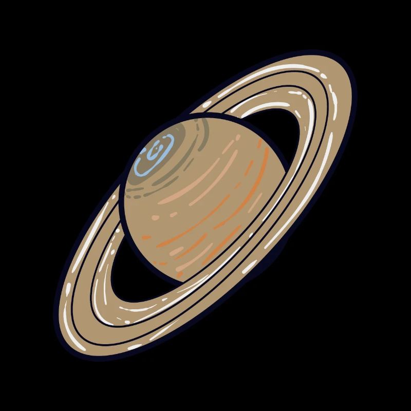 Planète du système solaire Saturne