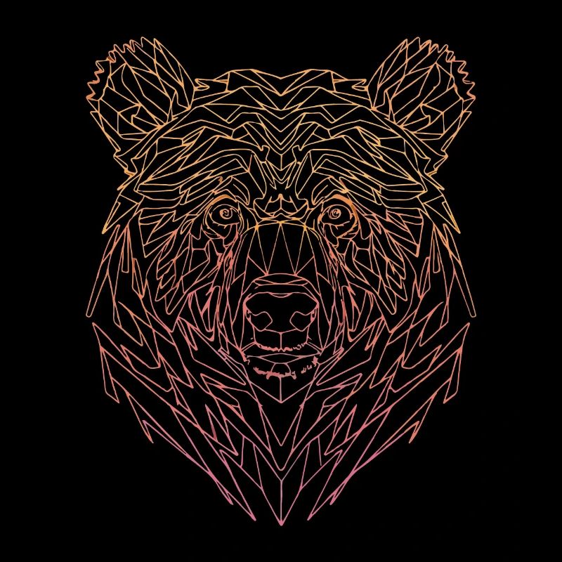 Bear Line Art