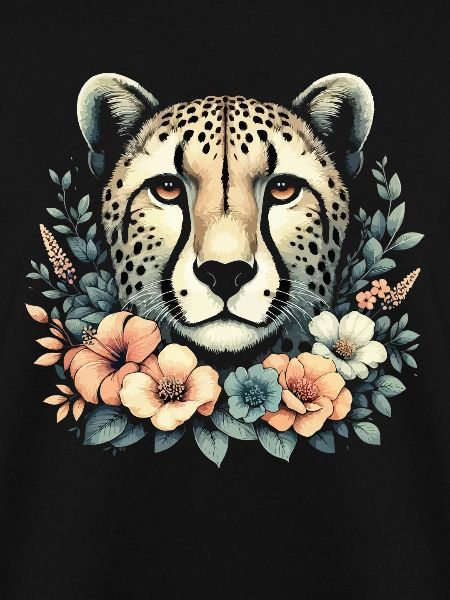 Cheetah Gepard Blumen