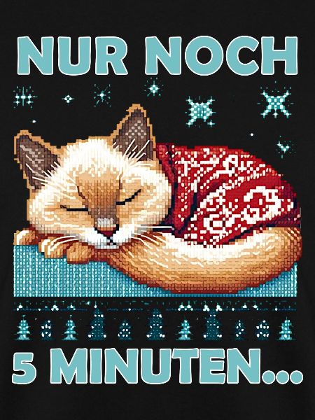 Ugly Christmas Katze Spruch