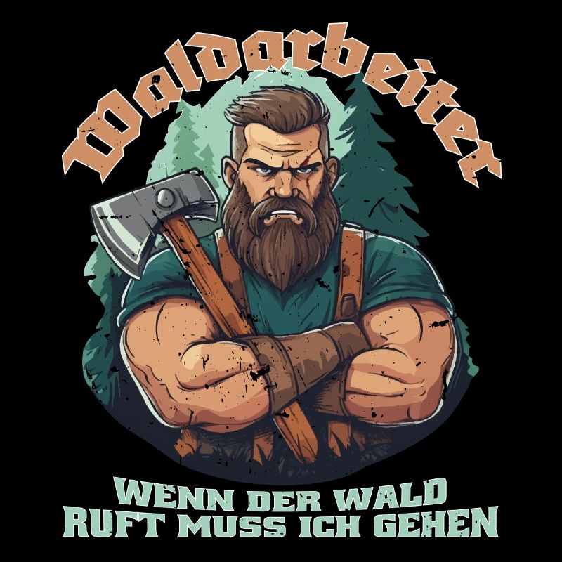 Holzfäller Förster Waldarbeiter Holz Geschenk