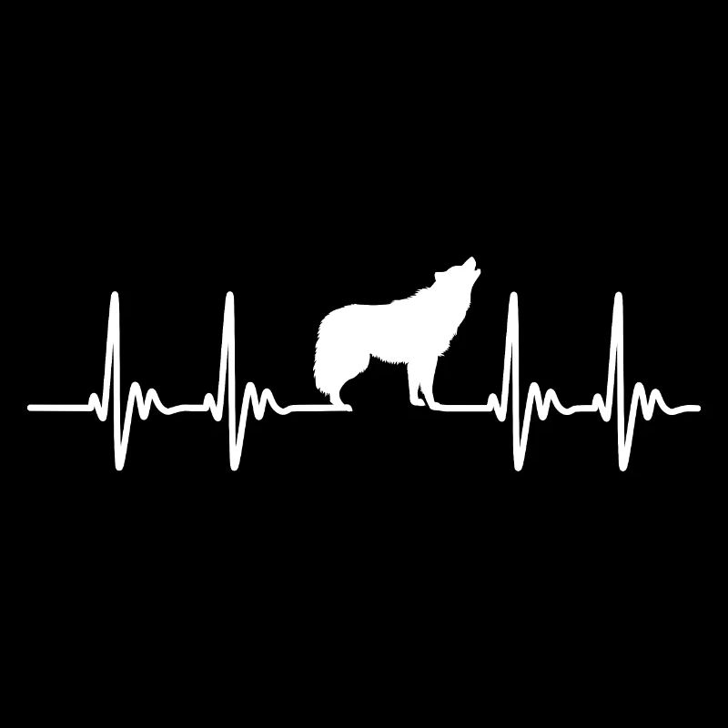 Wolf heartbeat pulse gift