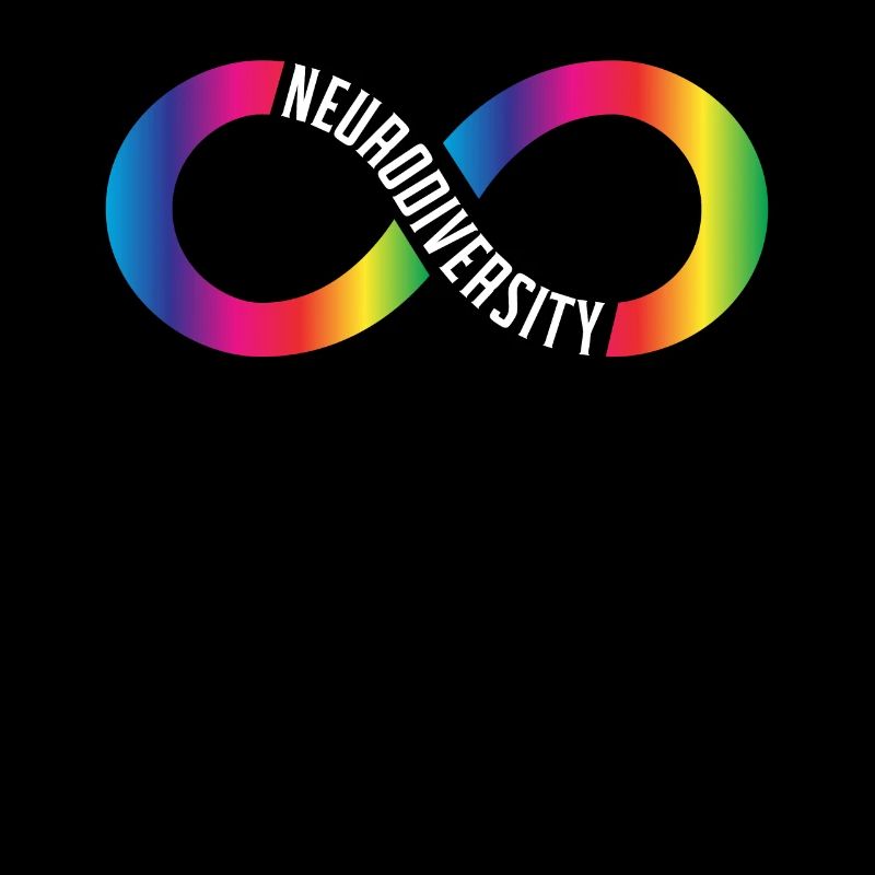 Neurodiversität Rainbow Infinity Neurodivergent