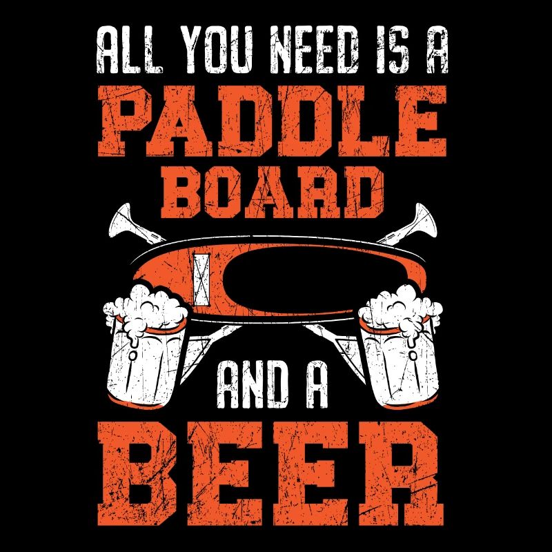 Paddleboard And Beer Standup Paddleboarding