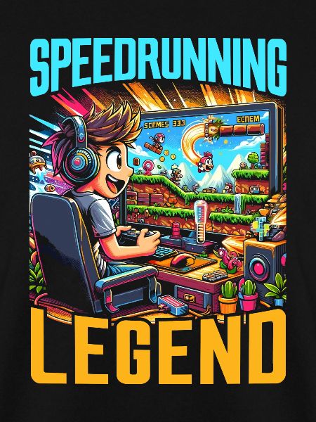 Speedrunning Videospieler Gamer Gaming