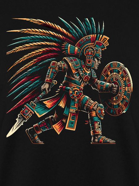 Aztekischer Krieger Mexikanische Azteken-Zivilisation
