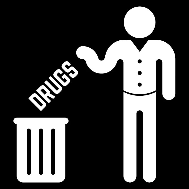 De la drogue à la poubelle !