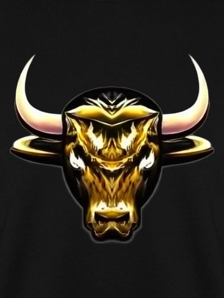 STILISIERTER GOLDENER STIER