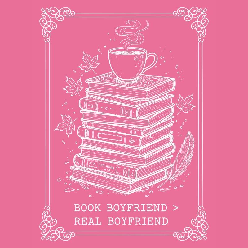 Book Boyfriend Bücherstapel